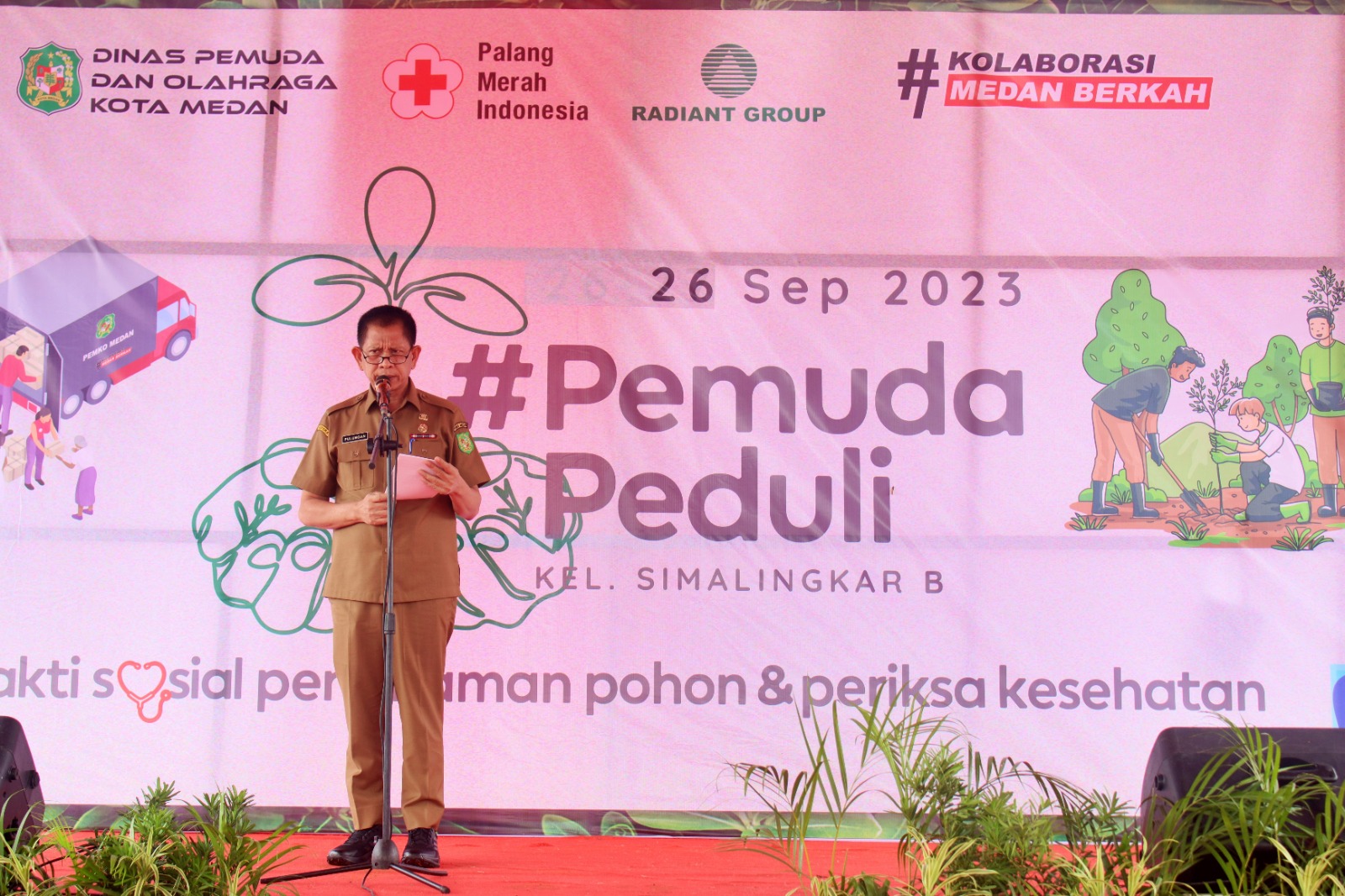 Tekan Krisis Iklim, pemko medan Giatkan Program Tanam Pohon